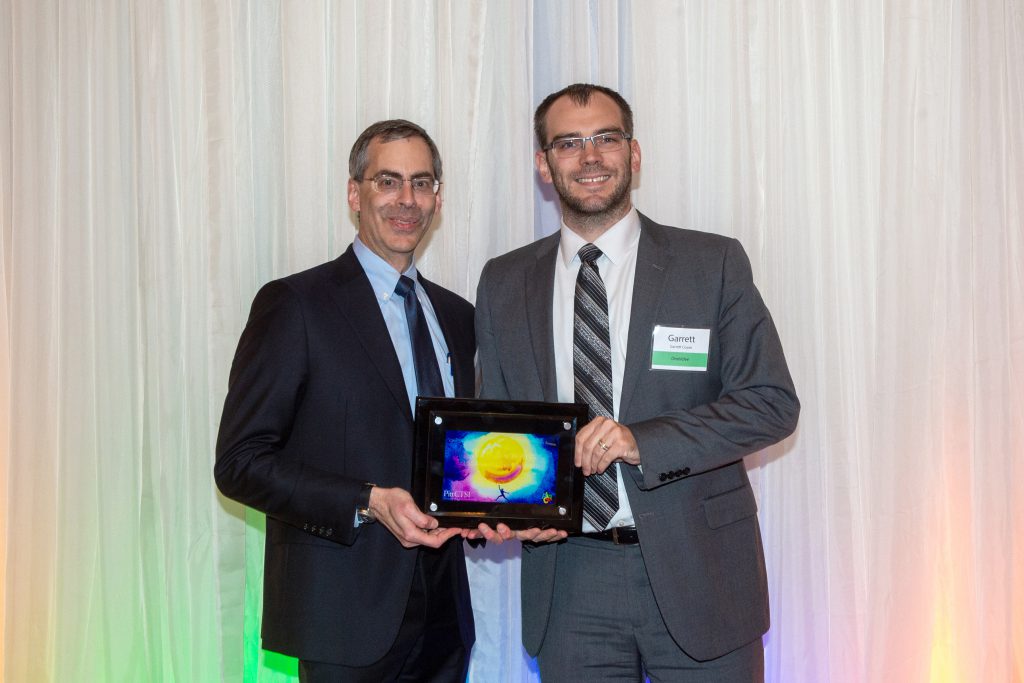 Steven Reis with Dr. Garrett Coyan from OneValve, another $100,000 PInCH winner.